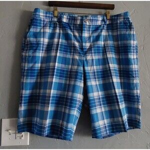 L,R.L,Lauren ACTIVE Ralph Lauren,Shorts Women Bermuda 18W,cotton,Plaid,40 Inch